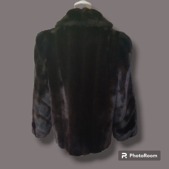 VINTAGE JORDACHE FAUX FUR FULLY LINED JACKET SIZE L - Picture 10 of 16